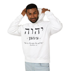 Spiritual Unisex Lightweight Hooded Sweatshirt - YHWH Design