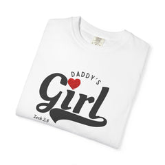 Daddy's Girl T-Shirt - Cute Gift for Dads, Family Reunion Tee, Personalized Father's Day, Unisex Garment-Dyed Tee