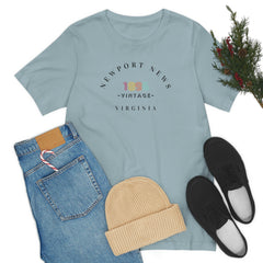 Unisex Jersey Short Sleeve Tee Newport News Vintage Shirt