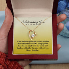 Forever Linked Necklace On Your Birthday | Gift For Her