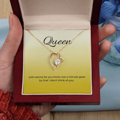 Forever Love Necklace with On Demand Message Card