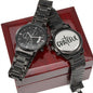 Inspiration Engraved Design Black Chronograph Watch-grateful
