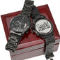 Inspiration Engraved Design Black Chronograph Watch-Created with a Purpose