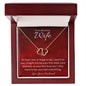 Your Last Everything Everlasting Love Necklace Heart Necklace for Valentines Day Gift