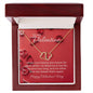 Everlasting Love Intertwined Hearts Necklace For Her Valentine's Gift For Her