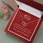 Everlasting Love Necklace To My Wife Not a Minute Goes By For her on Valentine's Day
