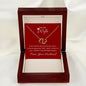 Everlasting Love Necklace To My Wife Not a Minute Goes By For her on Valentine's Day