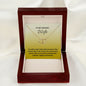 Everlasting Love Interlocking Hearts I'd Rather Waste time | Anniversary Gift For Her