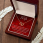 Your Last Everything Everlasting Love Necklace Heart Necklace for Valentines Day Gift