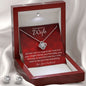 Your Last Everything Love Knot Necklace and Earring Set for Valentines Day Gift
