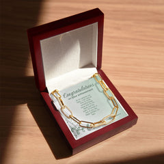 Forever Linked Necklace Congratulations for him