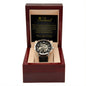 Men's Openwork Watch For Him for Valentine's Day