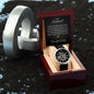 Men's Openwork Watch with Message Card | Gift For Him on Valentine's Day