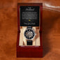 Men's Openwork Watch with Message Card | Gift For Him on Valentine's Day