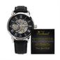 Men's Openwork Watch For Him for Valentine's Day