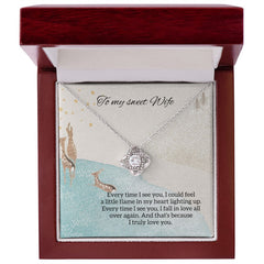Cassidy Love Knot Necklace For Wife