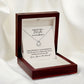 Delicate Heart Sterling Silver Necklace for Wife Birthday