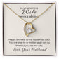 Forever Love Necklace for Her Birthday