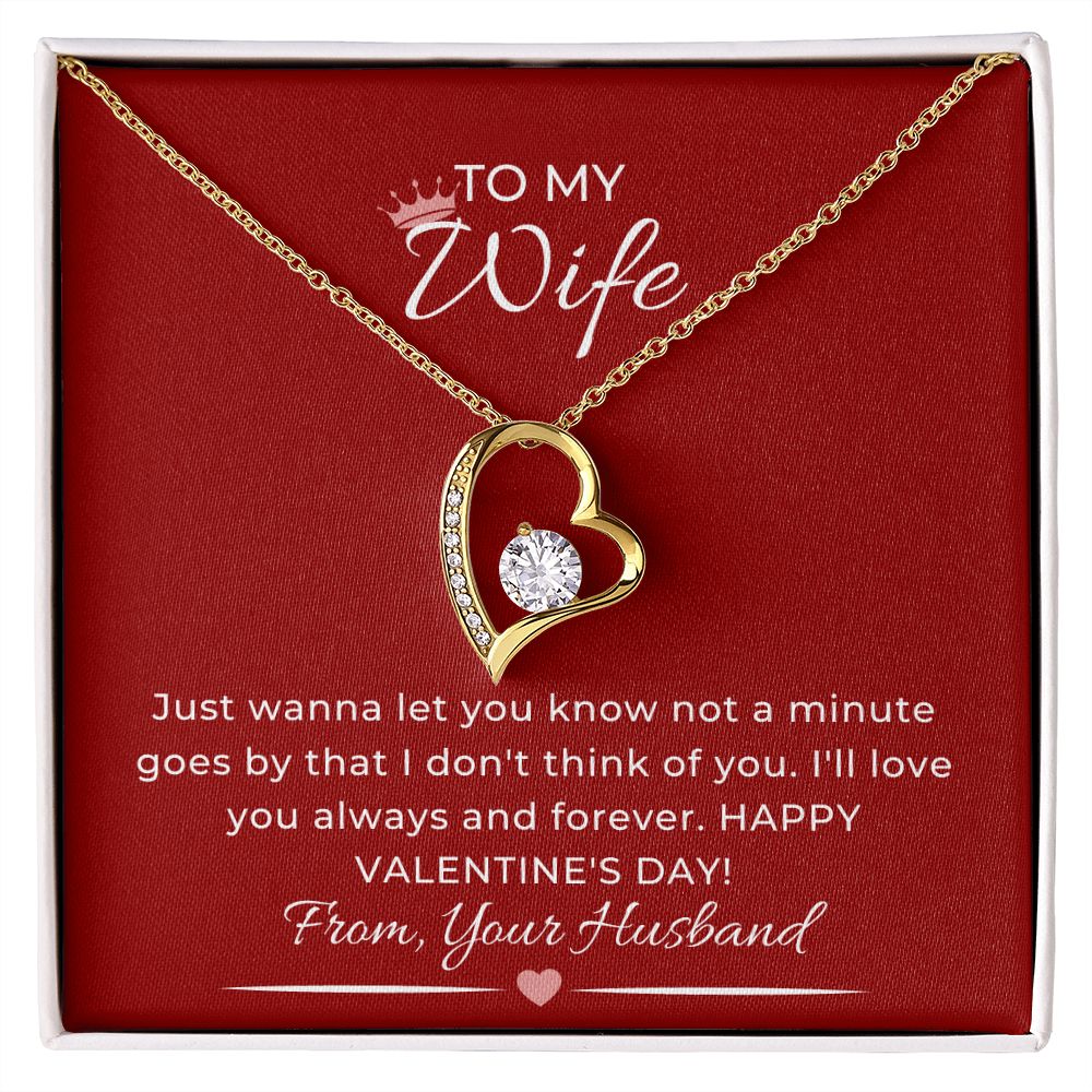 Forever Love Necklace For Her on Valentine's Day