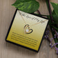 Forever Love Necklace with On Demand Message Card for Her