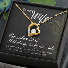 Forever Love Necklace with On Demand Message Card | It's Your Choice